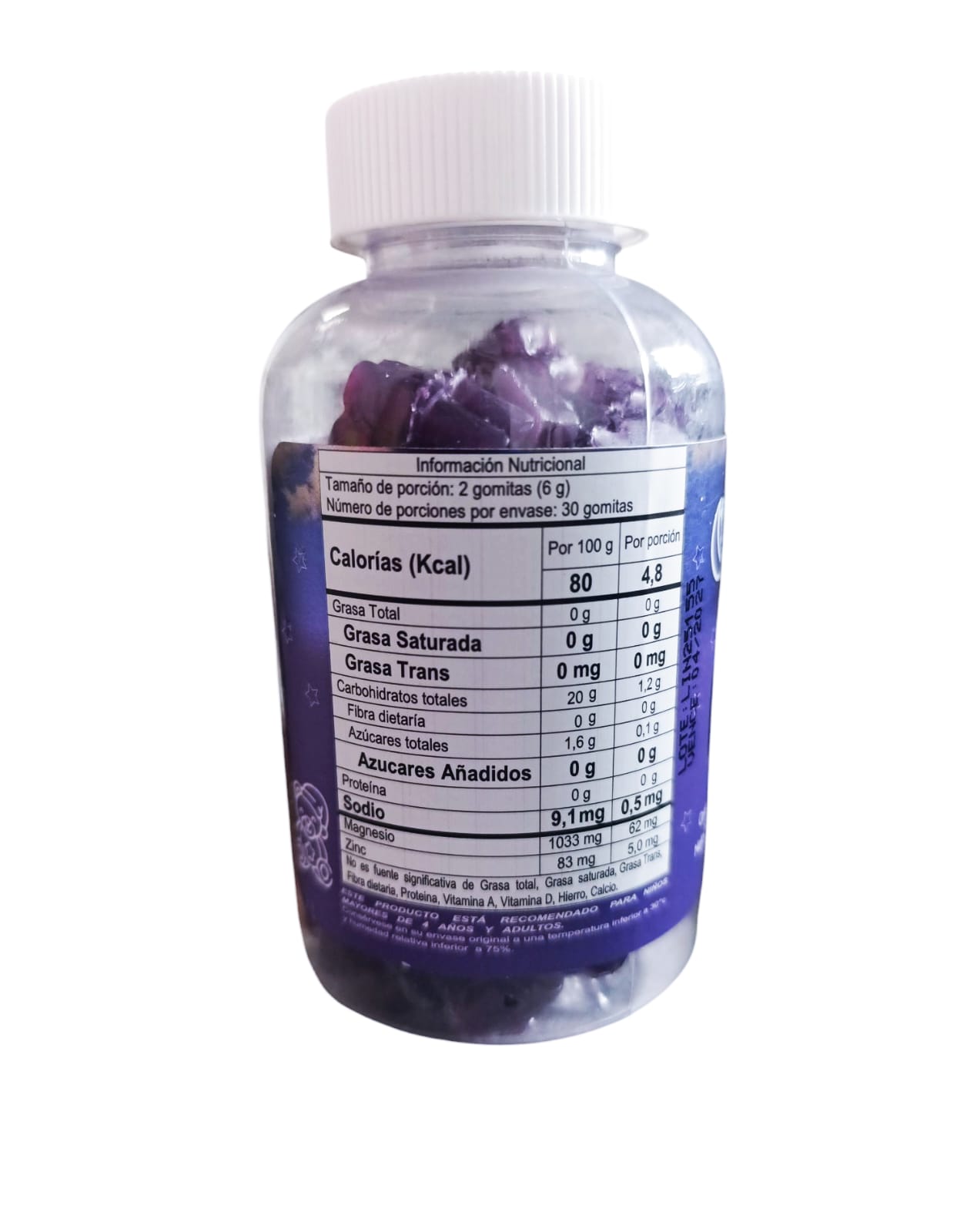 GOMAS CITRATO DE MAGNESIO